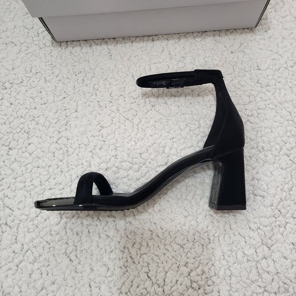 NEW DKNY Women's Wenda Evening Ankle Strap Block Heel Heeled Sandal Black size 6 - Picture 5 of 8